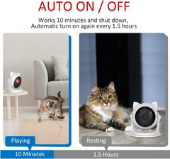 Infrared laser automatic cat teasing device