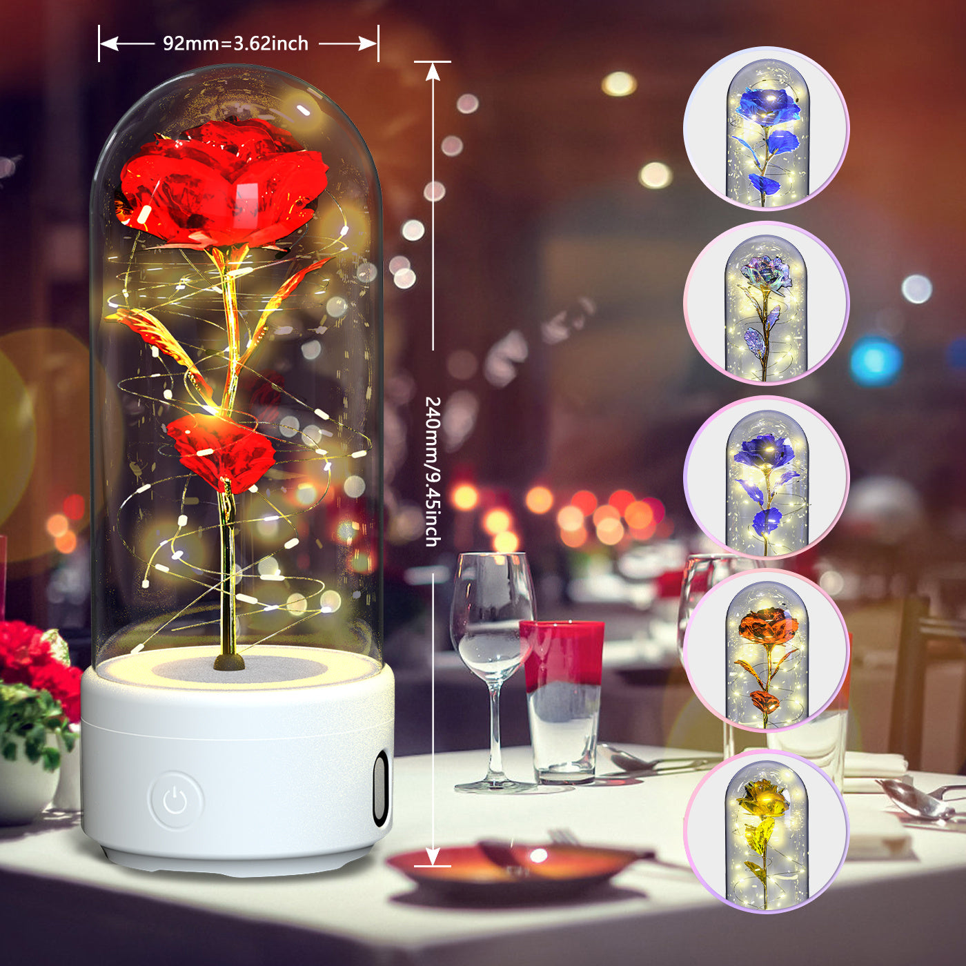 Romantic Rose Light Speaker