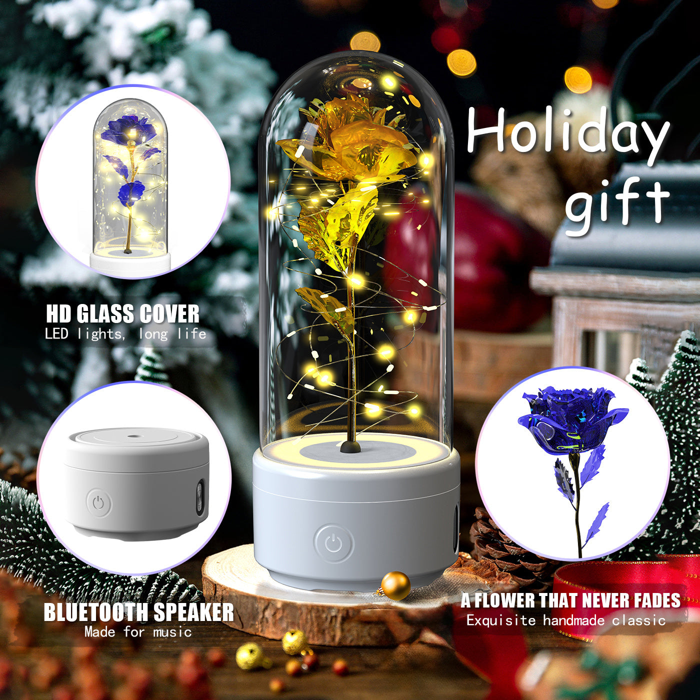 Romantic Rose Light Speaker